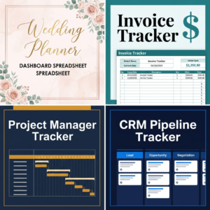 Project Manager Tracker Spreadsheet | Project Management Template | Task & Budget Tracker | Google Sheets & Excel | Team Project Planner