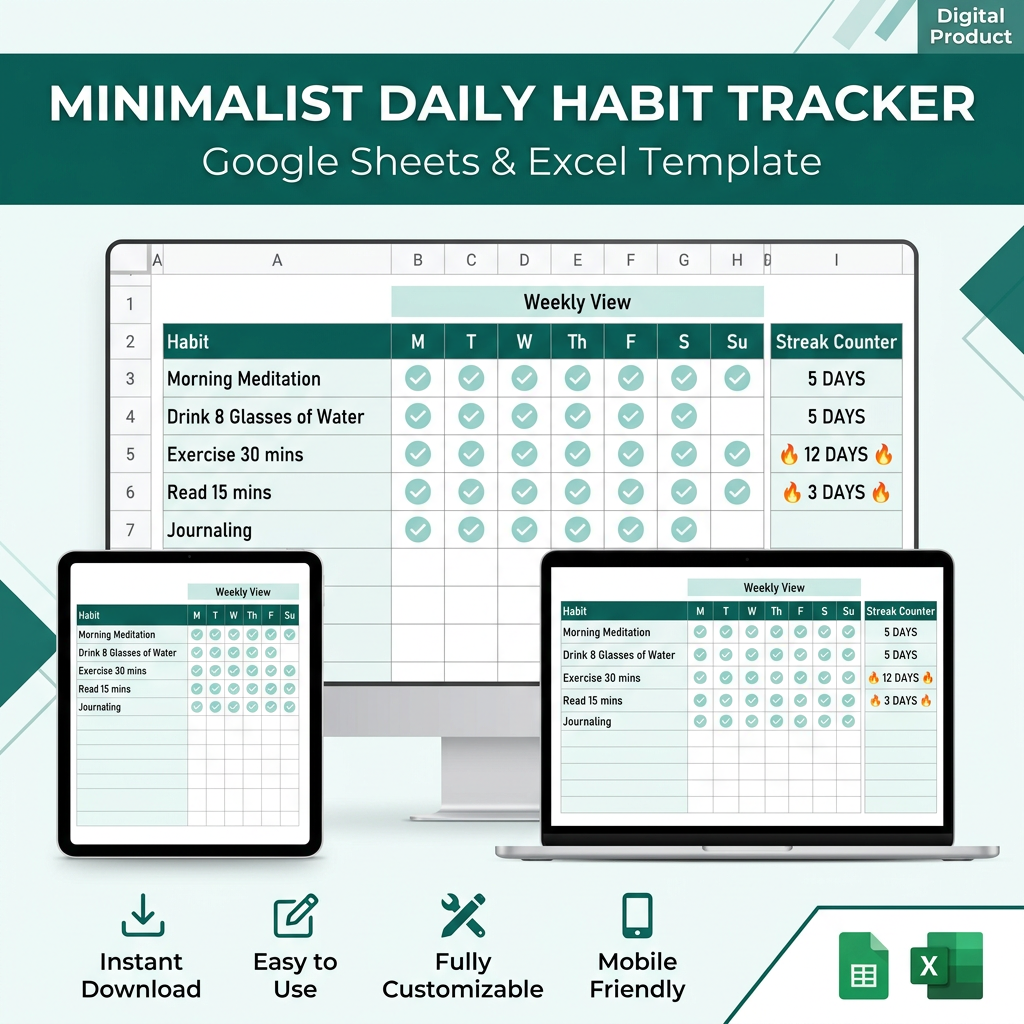 Wedding Planner Dashboard | Wedding Planner Spreadsheet | Wedding Budget Tracker | Wedding Checklist Template | Instant Download - Image 2